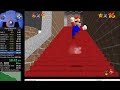 Super Mario 64 - 16 Star speedrun in 22:50