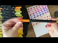 ELIFEMESO 168 DUAL TIP BRUSH MARKERS - UNBOX & SWATCH