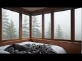 the sound of rain in front of the house| heavy rain for sleeping, studying and relaxing