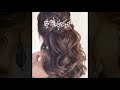 Party hair style | wadding hair style | curly hair style