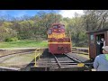 EMD GP7 Train 80' Turntable Operation