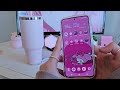 Samsung Galaxy S24 📱💗 | ✨️Aesthetic unboxing 🎀📦 & Customization ✨️ (ASMR)