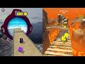 Going Balls New Update Map | Funny Race, Banana Frenzy Vs Rollance Adventure Balls Speedrun Gameplay