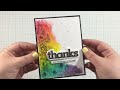 LDRS Creative | Rainbow Watercolor with Letterpress