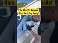 Remove Glue, Tar & Sap from your car paint easy! #realdetailing