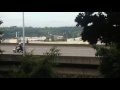 President Obamas motorcade leaving seattle