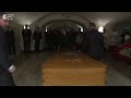 The burial of Pope Benedict XVI