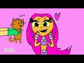 Starfire Teen Titans Go Art