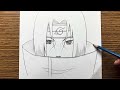 Easy anime drawing | how to draw Itachi - [Naruto] step-by-step