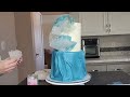 Newest Cake Trend REVEALED! | Two Ingredient EDIBLE CRINOLINE Gathered Fondant Cake | Modern Cakes