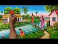 Beautiful Village Landscape Scenery Painting| Indian Village Scenery Painting With EarthWatercolor