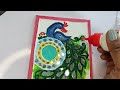 Peacock painting using CERAMIC CONES goes VIRAL!!!