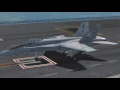 Aterrizaje en un portaaviones móvil con el FSX (Acceleration)