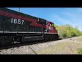 Cincinnati Eastern Railroad switching with both GP-15s #1657 and #1686