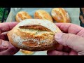 Easiest MINI BAGUETTE RECIPE :: No kneading required for homemade bread :: Try it