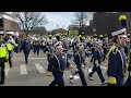 ALTERNATE VIEW - Michigan Marching Band 2023 Ohio State Game Parade to Stadium