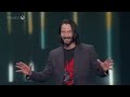 Cyberpunk 2077 Keanu Reeves at E3 2019 Xbox Conference