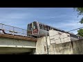 WMATA Yellow Line Trains Cross the Potomac River