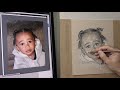 How to draw on Tan Toned paper. Narrated Tutorial ~  How to draw a realistic portrait of a boy