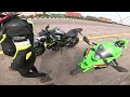 Kawasaki Ninja Zx6r 2024 Vs Kawasaki Z900 Drag Race Showdown! What's Next?! 😱