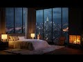 Cozy Window Rain & Thunder | Be Asleep in 3 min | Heavy Rain for Sleep, Study and Relaxation #15