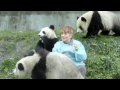Gail visits Wolong Kindergarden Pandas
