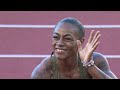 Sha'Carri Richardson runs NEW PERSONAL BEST in 200m semifinal | NBC Sports