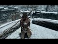 An unfortunate accident. (Skyrim SE modded)