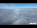 Flying into clouds, above clouds and around clouds