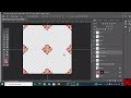 How to make Diamond repeat Pattern with single motif in Textile Designing | Photoshop classes