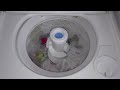 Large White Load Wash - Normal Super Wash Cycle with Extra Rinse - Maytag Direct Drive Washer