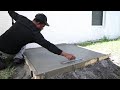Making a concrete slab for a Shed // from start to finish - DIY Creators