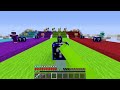 Having an HACKER Lucky Block Race In MINECRAFT