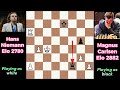 magnus Carlsen vs Hans Niemann  chess game 65