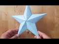 How to Make Origami Star 3D