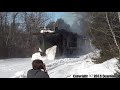 Snow Plow Extra and an Empty Oil Train