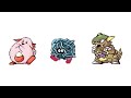 151 Gameboy Pokemon Sprites with GameBoy Advance Colors (Pokemon Blue Version)