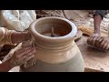 Manufacture Process of Clay Primitive Mud PotteryMaking Roman Style Prehistoric Pottery