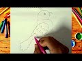 bird drawing from number 5 | Easy Bird drawing || bird drawing | drawing bird| সহজে পাখি আঁকা শিখুন