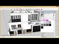 SKETCHUP Modeling | Making of a 2-Storey Residential