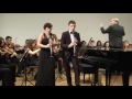 Concierto para 2 Clarinetes y Orquesta, Op. 35 (F. Krommer). LUIS FERNANDO LEÓN Y MARÍA VALERO.