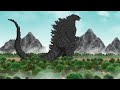 Destoroyah VS Space Godzilla [Godzilla cartoon] EP.02