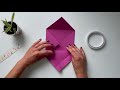 DIY - Fabriquer une enveloppe #enveloppes #loisirscréatifs