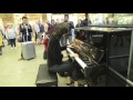 Queen - Bohemian Rhapsody | Vkgoeswild cover - Elton John's piano - St. Pancras Station - London