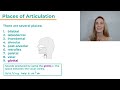 Place of Articulation | Consonant Sounds in English - Phonology