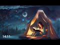 1-Hour Rain on Tent Sound ✩ Cozy Reading Session