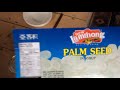 Trying out palm seeds from a Chinese supermarket