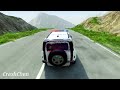 Suspention & Stress Testing Landrover & Hummer - BeamNg Drive | CrashChen