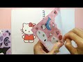 [Sticker Play] Decorate with sticker book sanrio my melody,hello kitty,kuromi,cinnamoroll