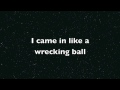 Wrecking Ball - Miley Cyrus - Lyric Video HD